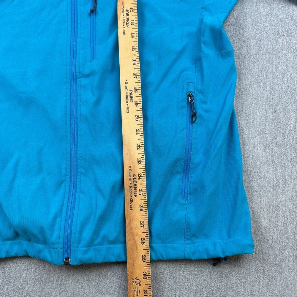 The North Face Jacket Mens Large Blue Nimble WindWall Hooded Hiking Outdoor‎